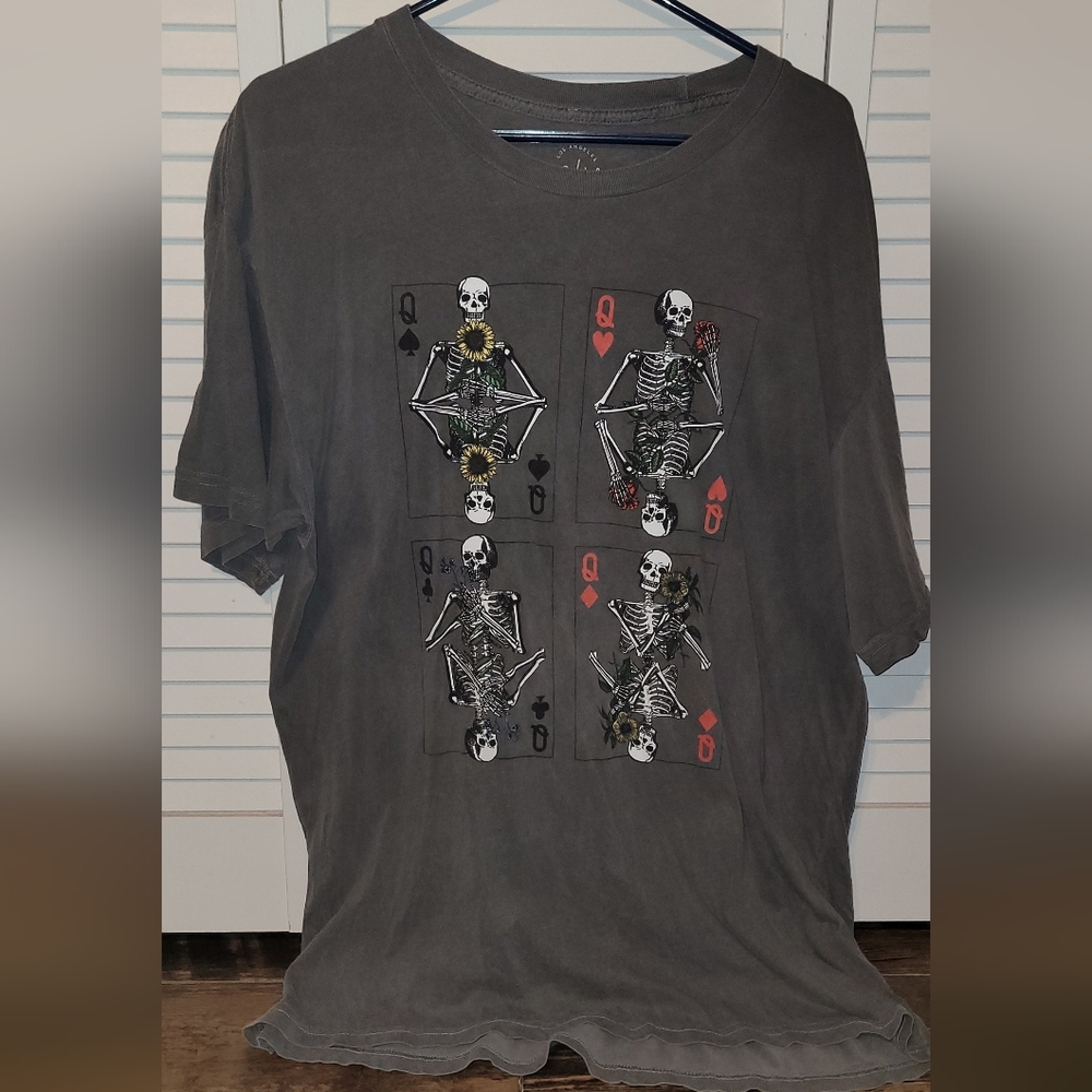 Pacsun Skeleton T Shirt Dress